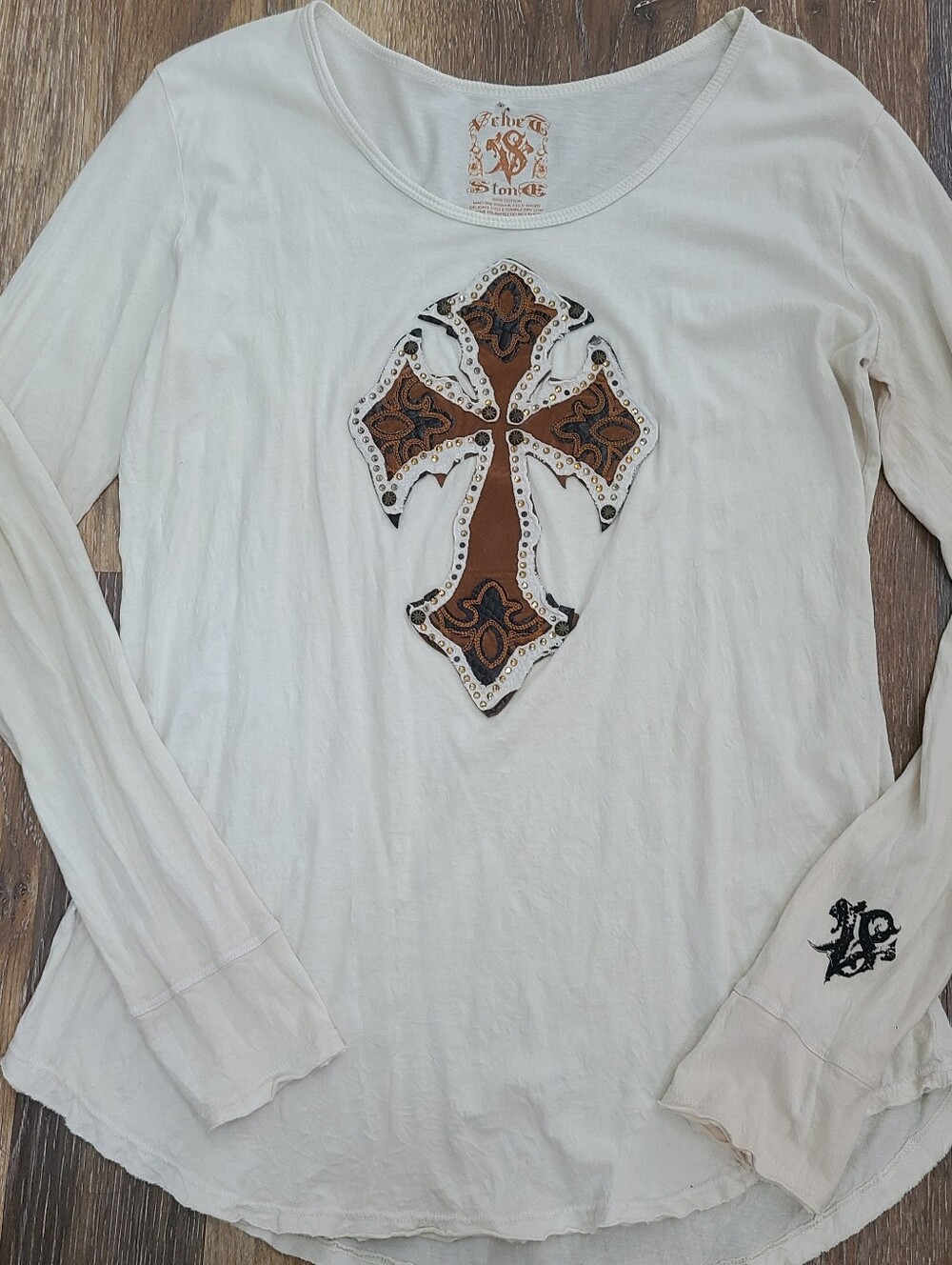 Velvet Stone Long Sleeve Shirt Women's XL.